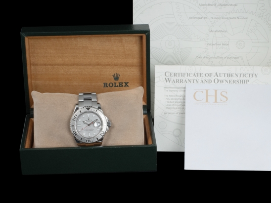 Rolex Yacht-Master 40 Platinum Dial And Bezel  Watch  16622